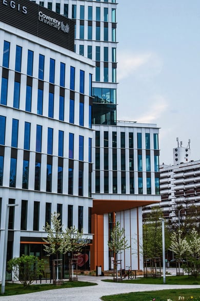 Coventry University campus building exterior