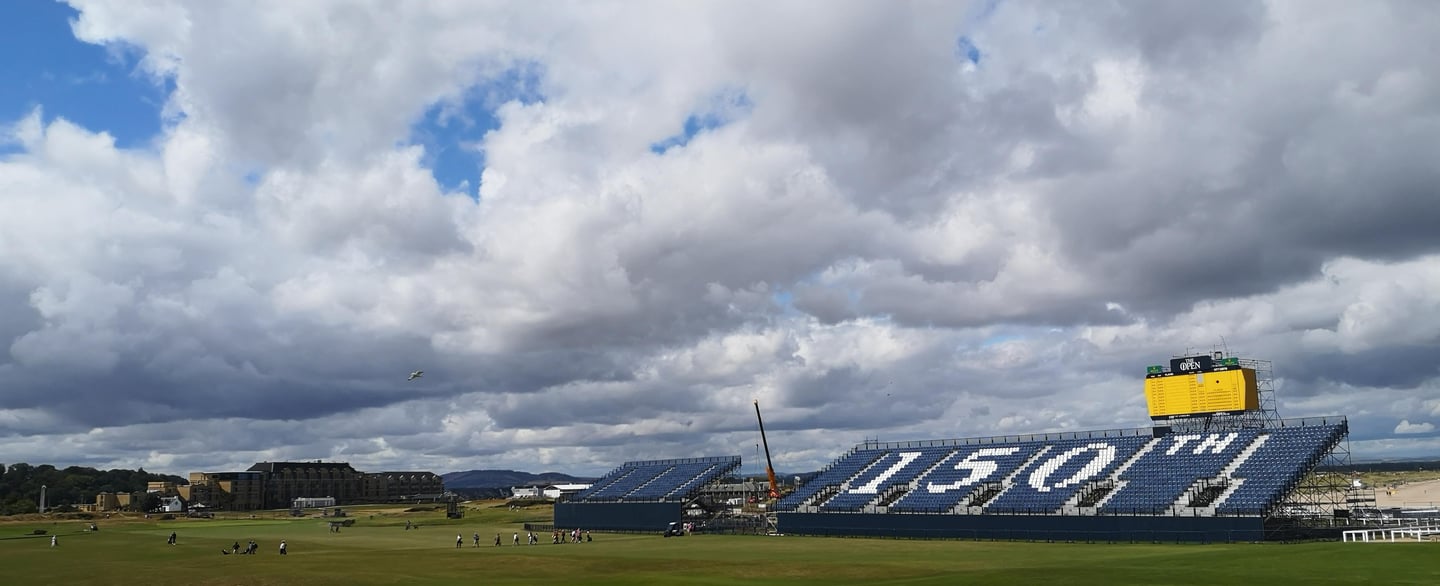 An image of a gold course in St Andrews