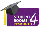 Student Rooms 4 Plymouth Logo