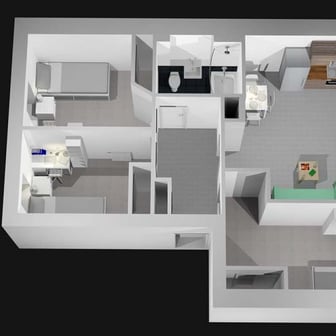 2 Bed Flat With Study - Image 9
