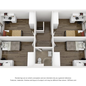 Standard Five Bedroom Shared Apartment - Image 2