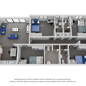 South Ensuite Four Bedroom Shared Apartment - Image 1