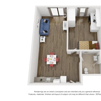 Standard One Bedroom Apartment - Image 1