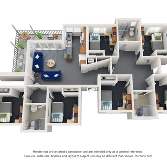 Standard 6 Bedroom Shared Apartment - Image 1