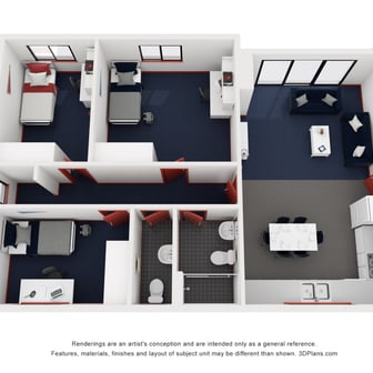Lakeside 3 Bedroom Shared Apartment - Image 1