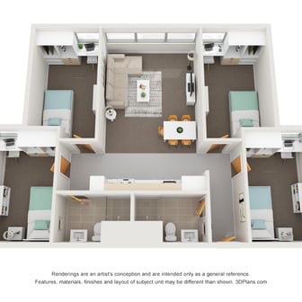 Standard + AirCon Shared Apartment - Image 4