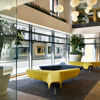 Reception area