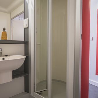 Ensuite bathroom and shower