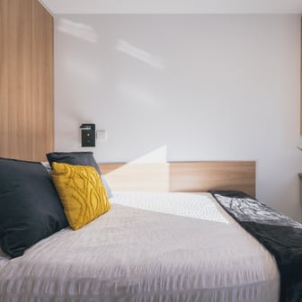 Small double bed