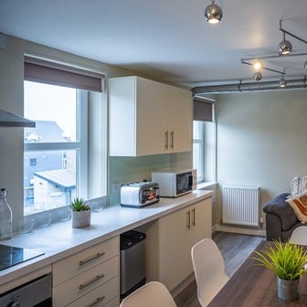 Shared kitchen area