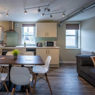Shared kitchen area