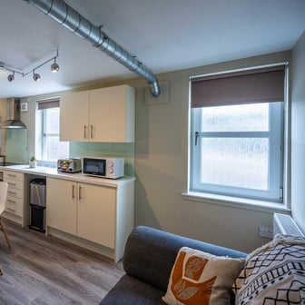 Shared kitchen area