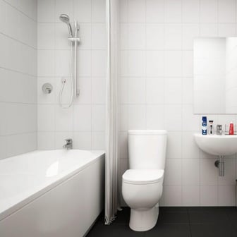 Bronze non-ensuite bathroom