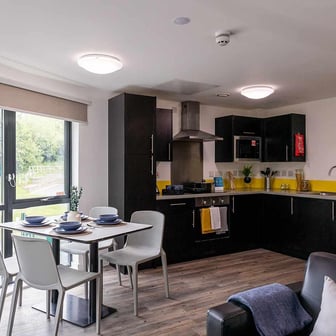 Shared kitchen area