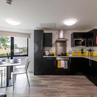 Shared kitchen area
