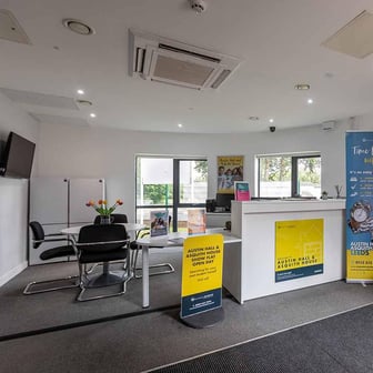 Reception area