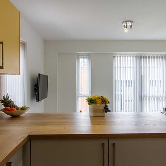 Shared kitchen area