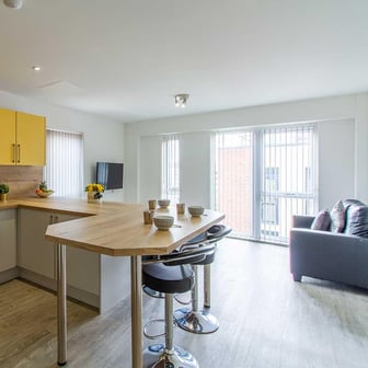 Shared kitchen area