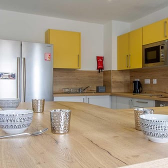 Shared kitchen area