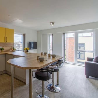 Shared kitchen area