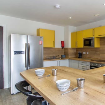 Shared kitchen area