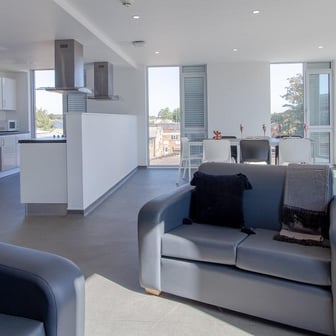 Shared kitchen area