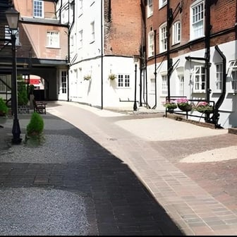 Outdoor courtyard