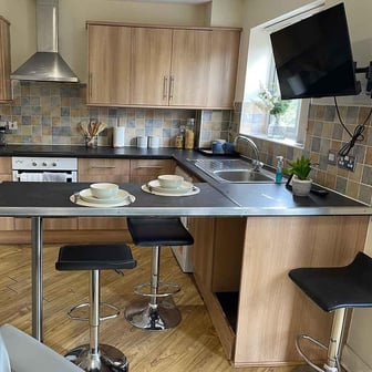 Shared kitchen area