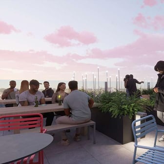 Roof top terrace