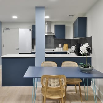 Shared kitchen/living space