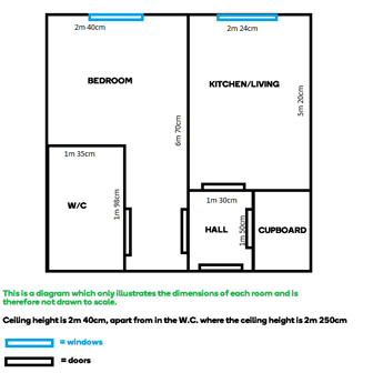 One Bed Apartment Silver - Image 4