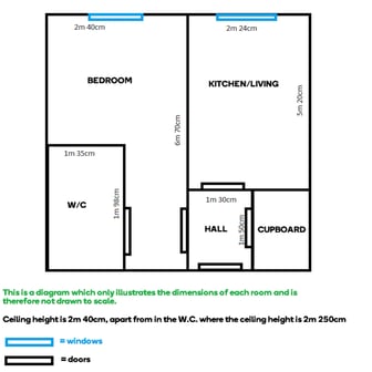 One Bed Apartment Silver - Image 4