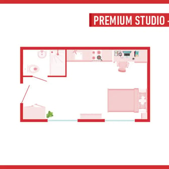 Premium Studio - City View - Image 2