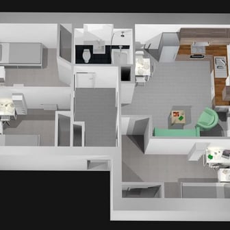 2 Bed Flat With Study - Image 9