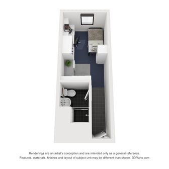 Studio Apartment with Kitchenette - Image 1