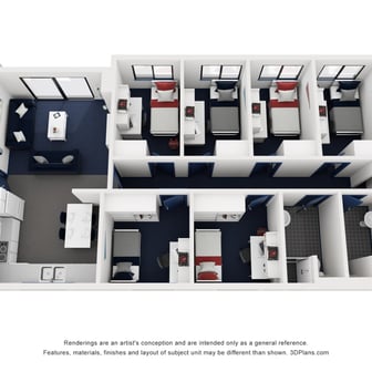 Lakeside 6 Bedroom Shared Apartment - Image 1