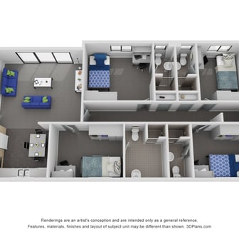South Ensuite Four Bedroom Shared Apartment - Image 1