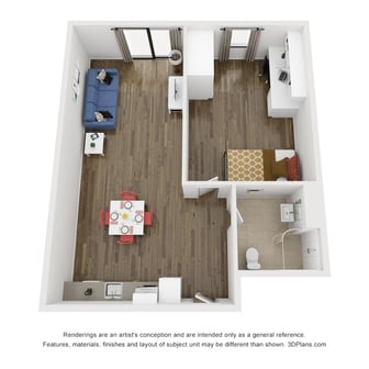 Standard One Bedroom Apartment - Image 1