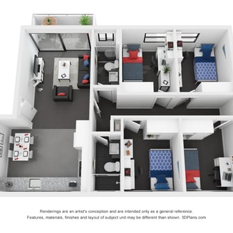 Premium Four Bedroom Shared Apartment - Image 1