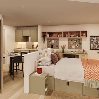 Luxury Studio Dual Occupancy (Floors 1-12) - Image 1