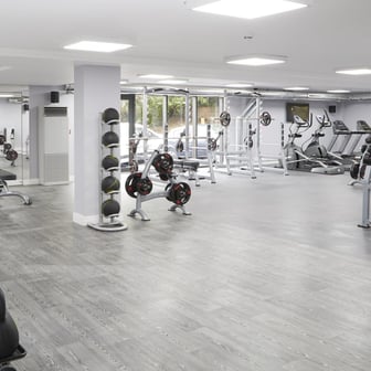 Large on-site gym