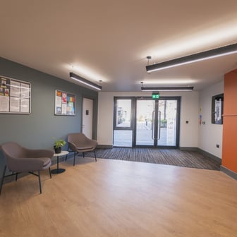 Reception and postboxes