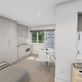 Silver Studio With Balcony - Image 1