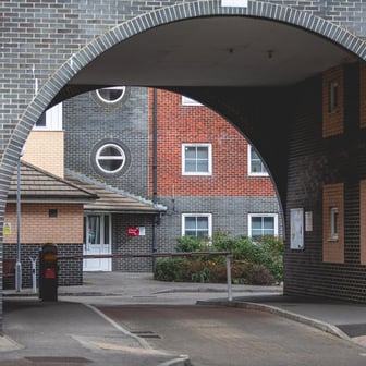 Entrance to Lucia Foster Welch