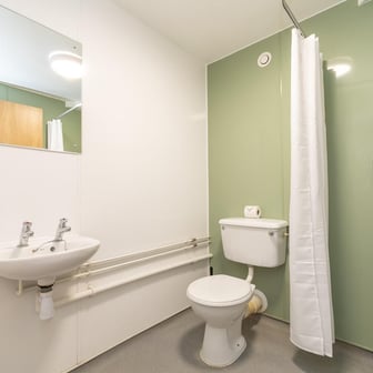 Example Bathroom at Lucia Foster Welch