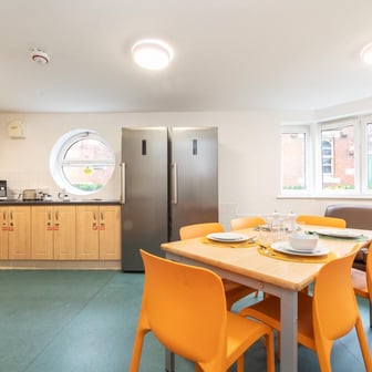 Example of a bathroom at Lucia Foster Welch