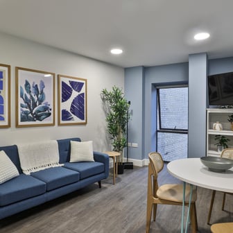 Shared kitchen/living space