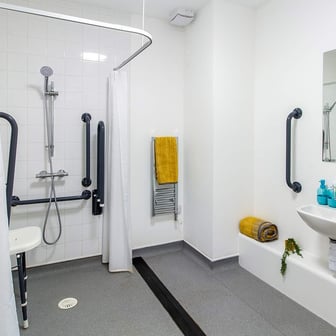 Deluxe Accessible Studio bathroom
