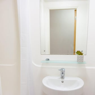 Silver Ensuite bathroom