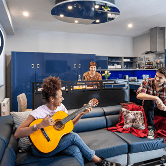 Shared kitchen/lounge